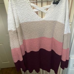 TORRID 5 Women’s Plus Size 5x Long Sleeve Color Black Sweater